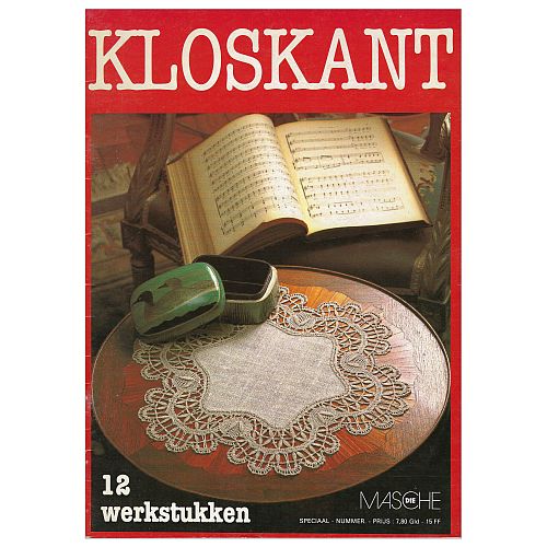 Kloskant SH, Klöppelwerkstatt, gebrauchtes Buch, 12 Werkstükke, Torchon, klöppeln